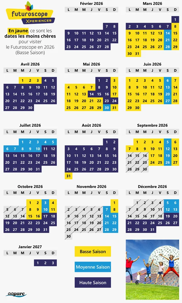 Offre Promo Futuroscope billet pas cher 2026 avec jusqu’à 12 € de réduction