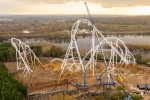 La montagne russe Hyperia ouvre en mai 2024 à Thorpe Park en Angleterre.