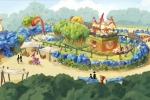 La Récré des 3 Curés crée un nouveau quartier thématique La Vallée des Dinos avec un grand huit pour les enfants.