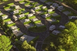 L’aire de camping-cars est située à proximité directe des 2 hôtels de Nigloland.