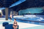 La piscine à vagues, un élément majeur de tout bon parc aquatique, même à l’Aquascope.