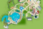 Le parcours de la Cavalcade des Princesses Disney à Disney Adventure World.