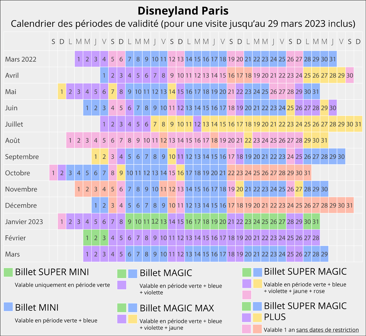 Billet d'entrée Disneyland® Paris 2024