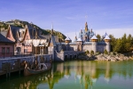 Le Château d’ Arendelle, réplique de celui du film La Reine des Neiges.