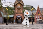 L’audio-animatronique du bonhomme de neige Olaf va faire fondre les visiteurs.