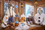 De nombreux articles inédits sont disponibles dans les 2 boutiques du Monde de la Reine des Neiges.