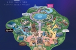 Plan du parc Disney Adventure World.