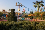 Le jardin Toy Story qui relie Toy Story Playland à la nouvelle extension.