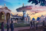 La future attraction Wilderness Explorers Sky Swings prévue en 2027 à Disneyland Paris.