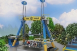 La nouvelle attraction Hydro Dynamo est une balançoire géante destinée aux famille dans la zone Futuropolis.