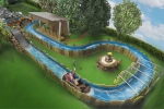 La nouvelle attraction La Rivière des Bûcherons est idéal pour faire découvrir les bûches aux tout-petits.