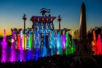 Pendant les nocturnes, venez assister au son et lumières devant l’attraction OzIris.