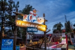 L’entrée de l’attraction de Noël, La Glissade d’Obélix.