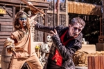 Le spectacle West Blood Frenzy dans la zone Far West.