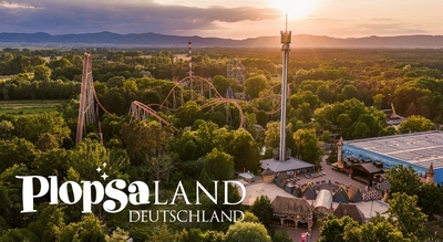 Le parc d’attractions Plopsaland Deutschland anciennement nommé Holiday Park.