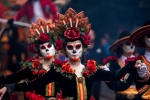 Les danseurs de la Parade d’Halloween.