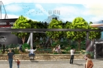 L’entrée de l’attraction Silver Star se fait désormais via un jardin exotique à l’extérieur.