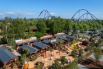 Vue aérienne du complexe hôtelier Silver Lake City à Europa-Park.